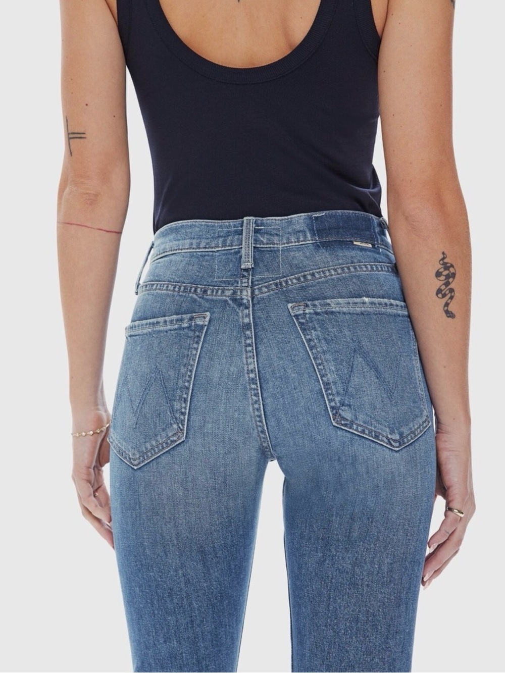 Mother Superior The Tomcat Jeans Denim Kneeling On Stones 30 - Picture 3 of 15